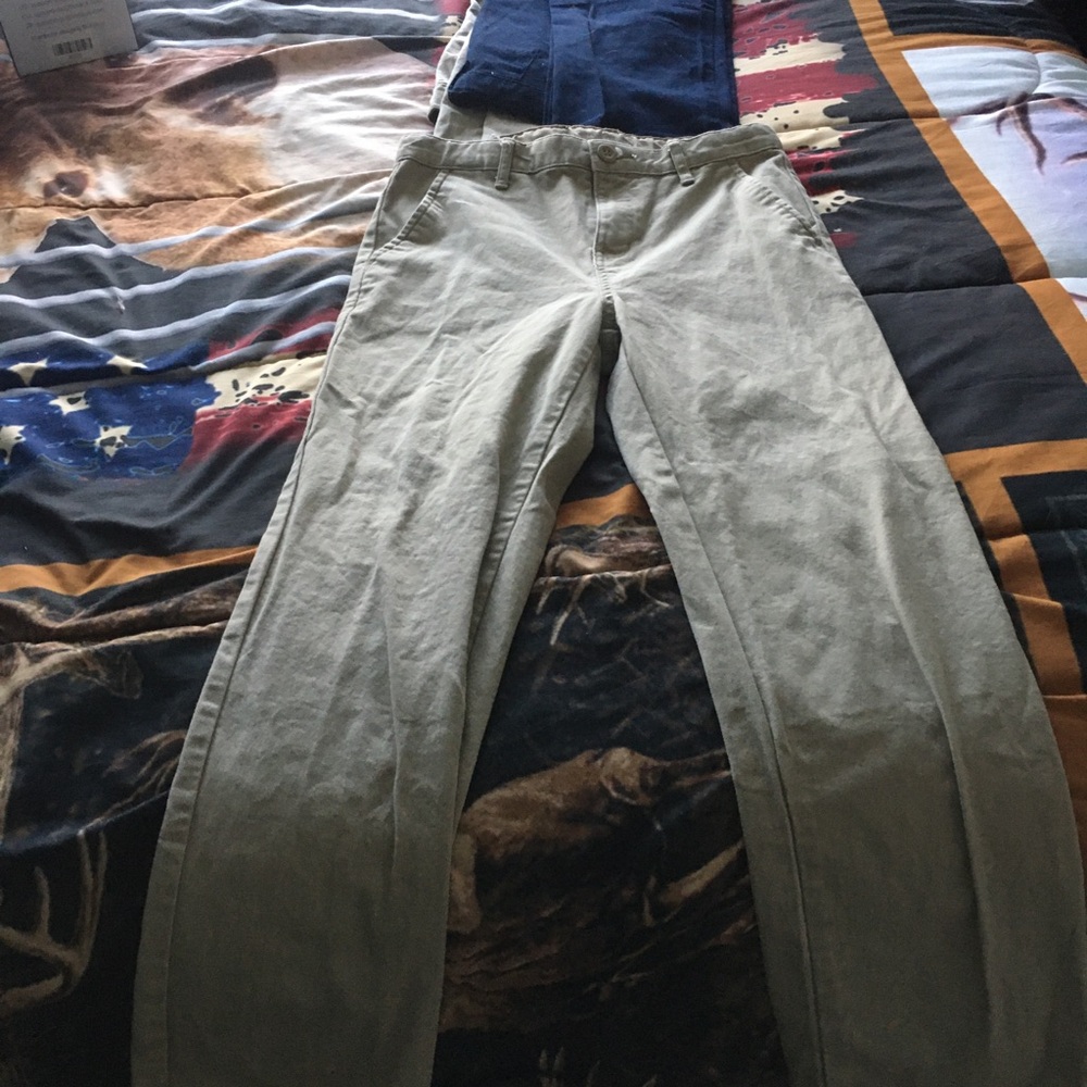 3 pairs boys dress/uniform pants